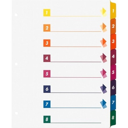 Business Source DIVIDERS, INDEX, TOC, 1-8, MLTI BSN21909